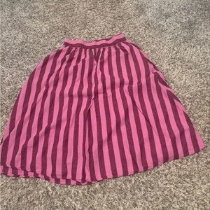 Striped Pink and Purple Women's Skirt